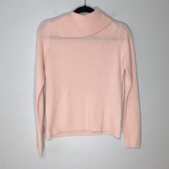 Geneva Blush Pastel Pink Cashmere Sweater *Valentine's Day* Super Soft Cashmere - Picture 5 of 11